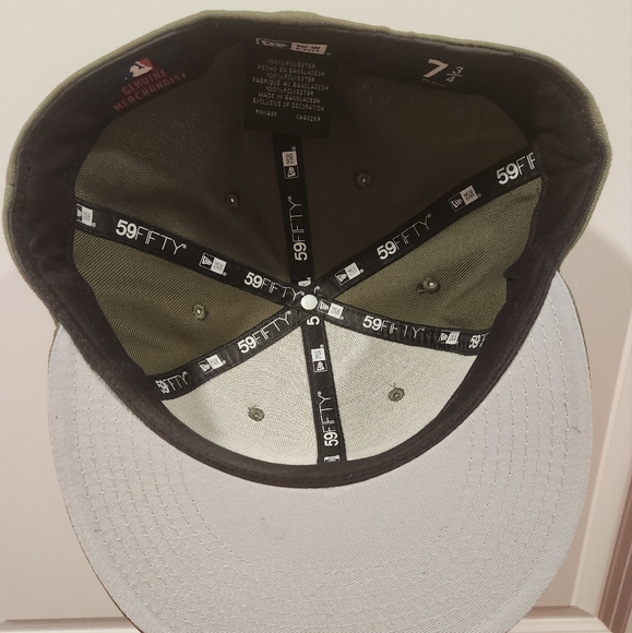 59FIFTY Fitted The Houston Astros Size 7 3/4 Olive - Picture 8 of 11